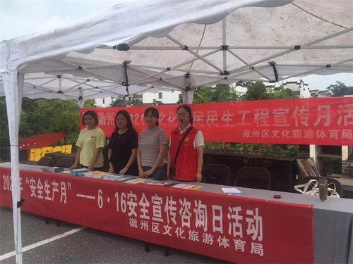 徽州區文旅體局開展安全宣傳咨詢日活動，助力文明旅游與旅游咨詢服務提升